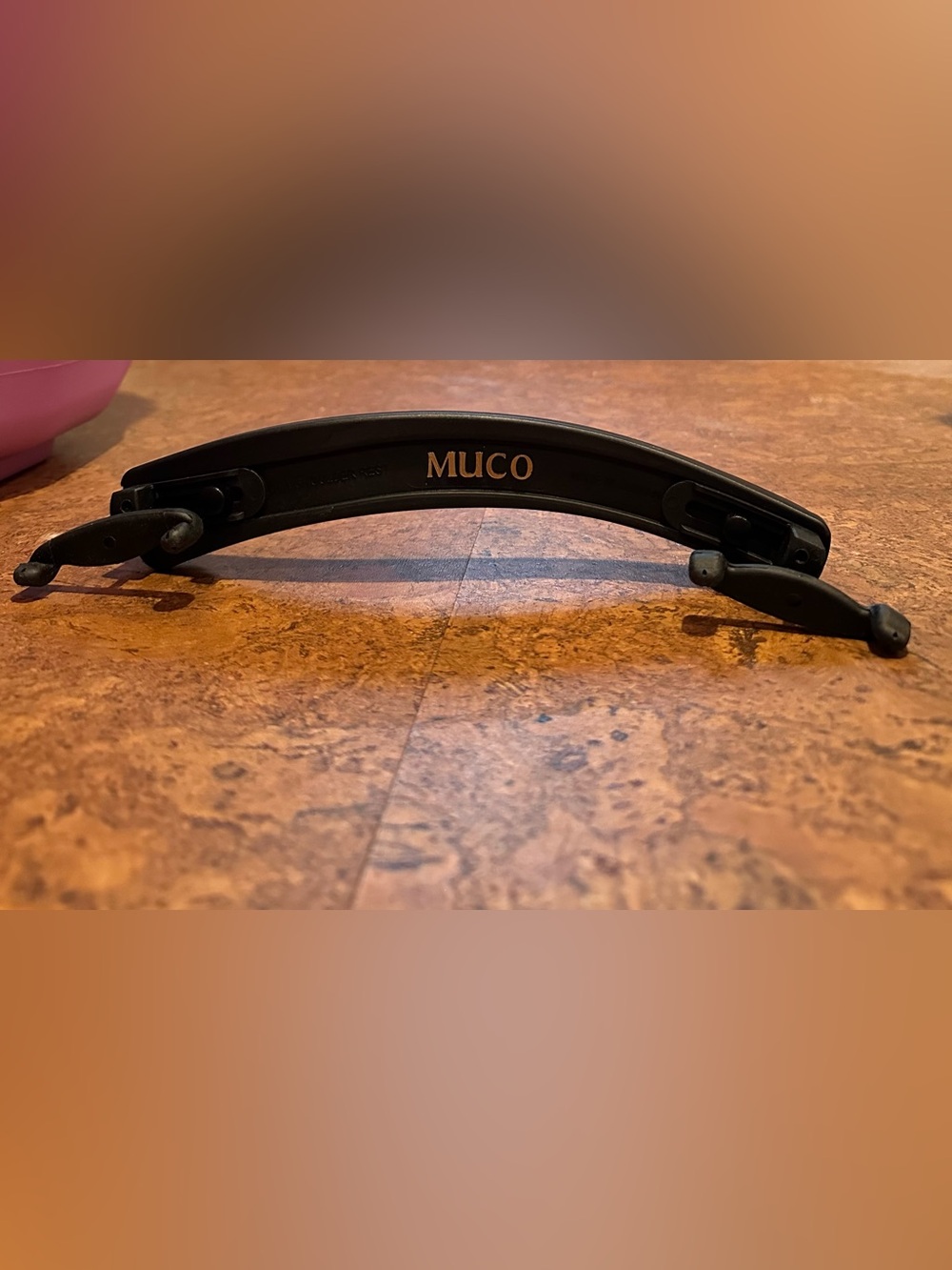 Muco Easy Model Violin / Viola Shoulder Rest Black